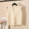 Silone Sweater Vests - White