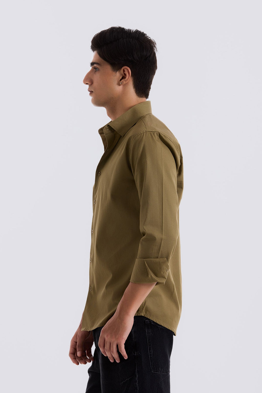 Yellow Beige Everyday Shirt - Regular fit