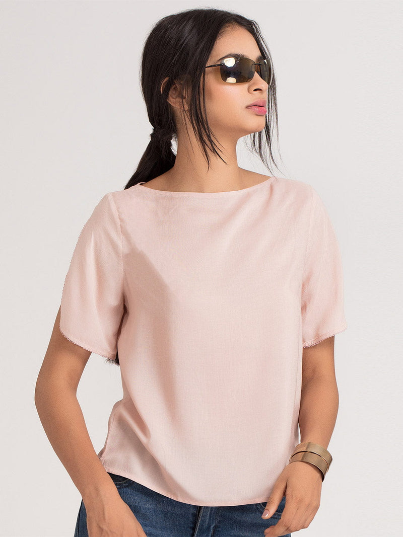 Blush Short Sleeve Top