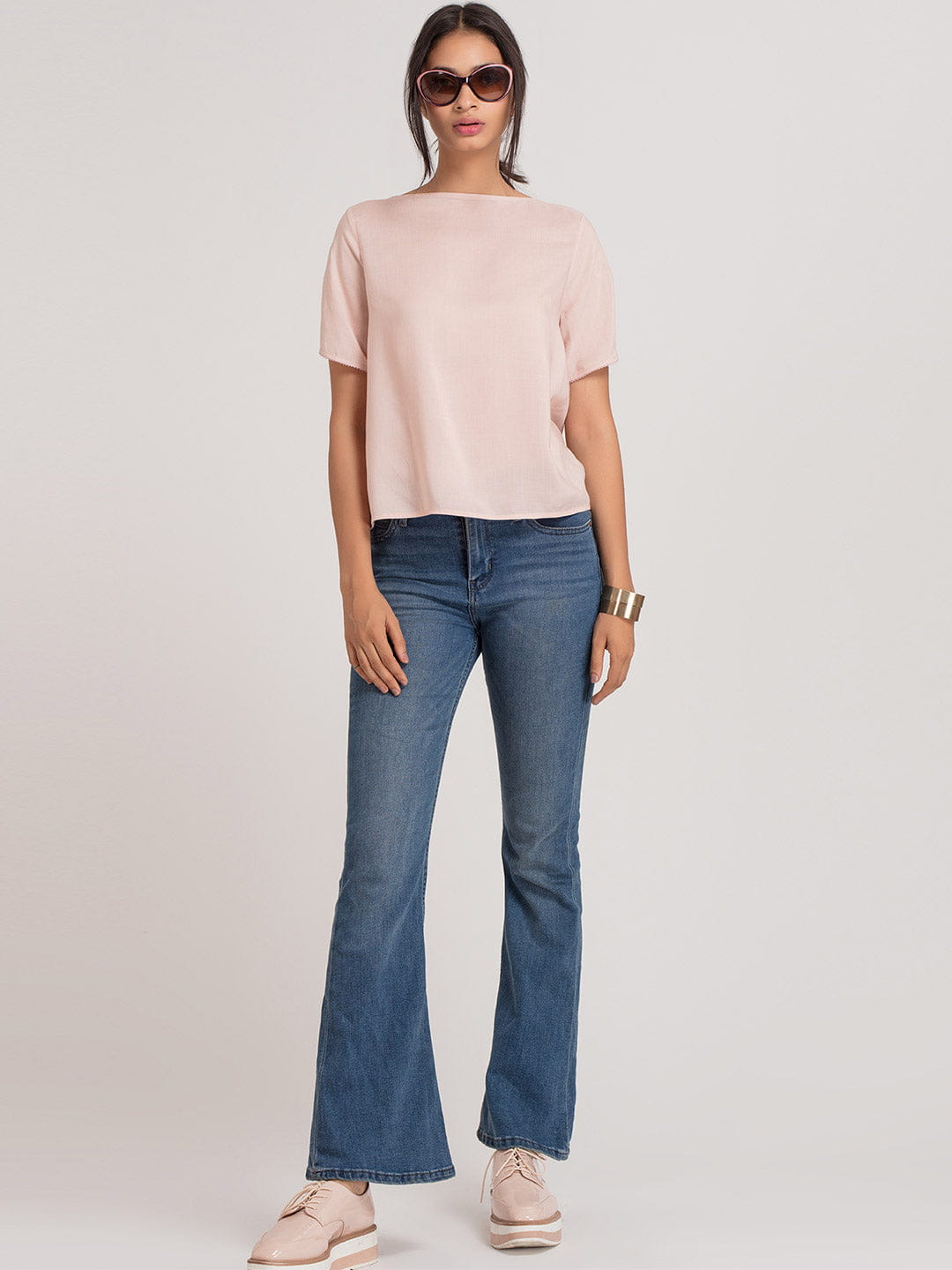 Blush Short Sleeve Top