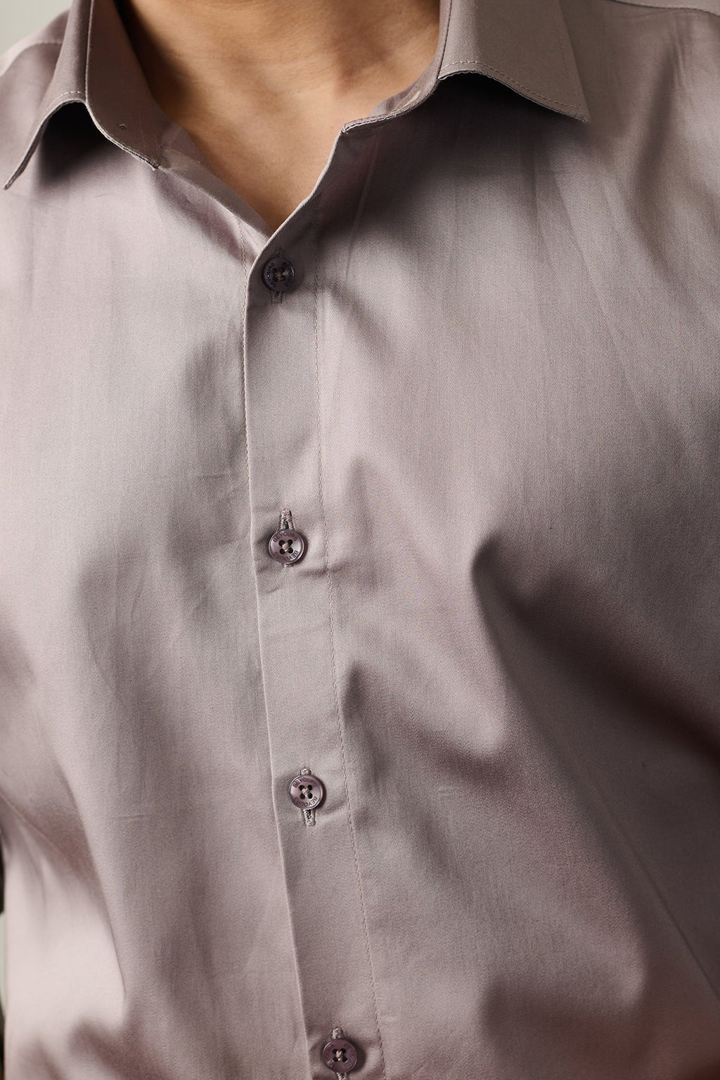 Ash Grey Classic shirt - Regular fit
