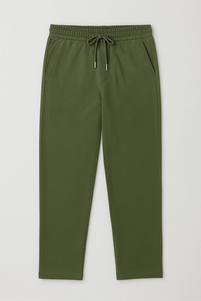 Bronze Green 4 Way stretchable Lounge Pant - Regular fit