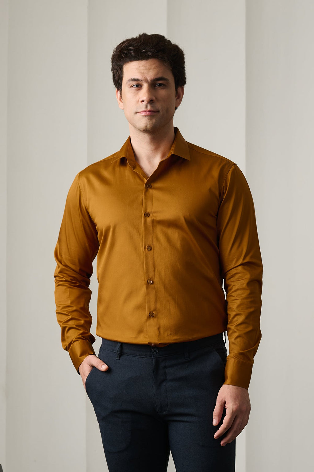 Burnt Orange Classic shirt - Regular fit
