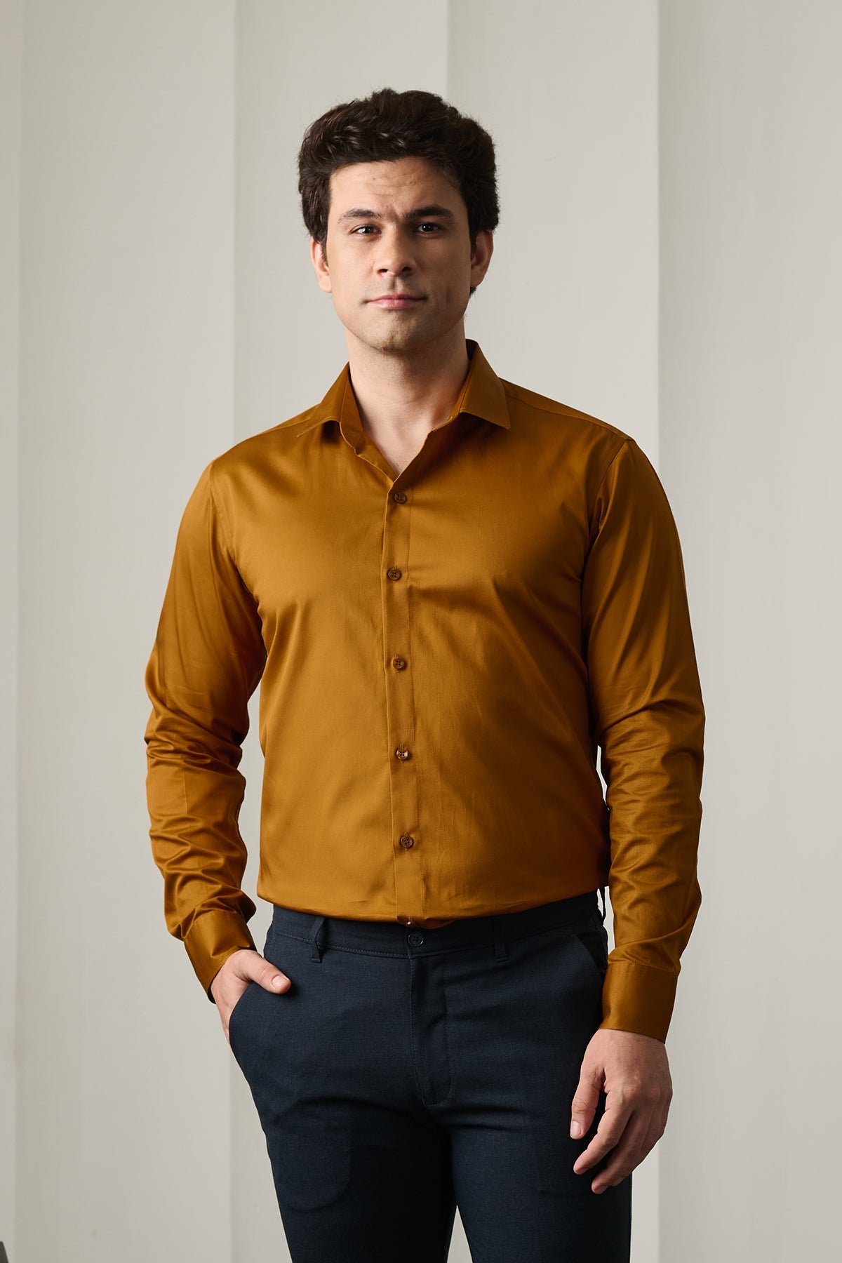 Burnt Orange Classic shirt - Regular fit