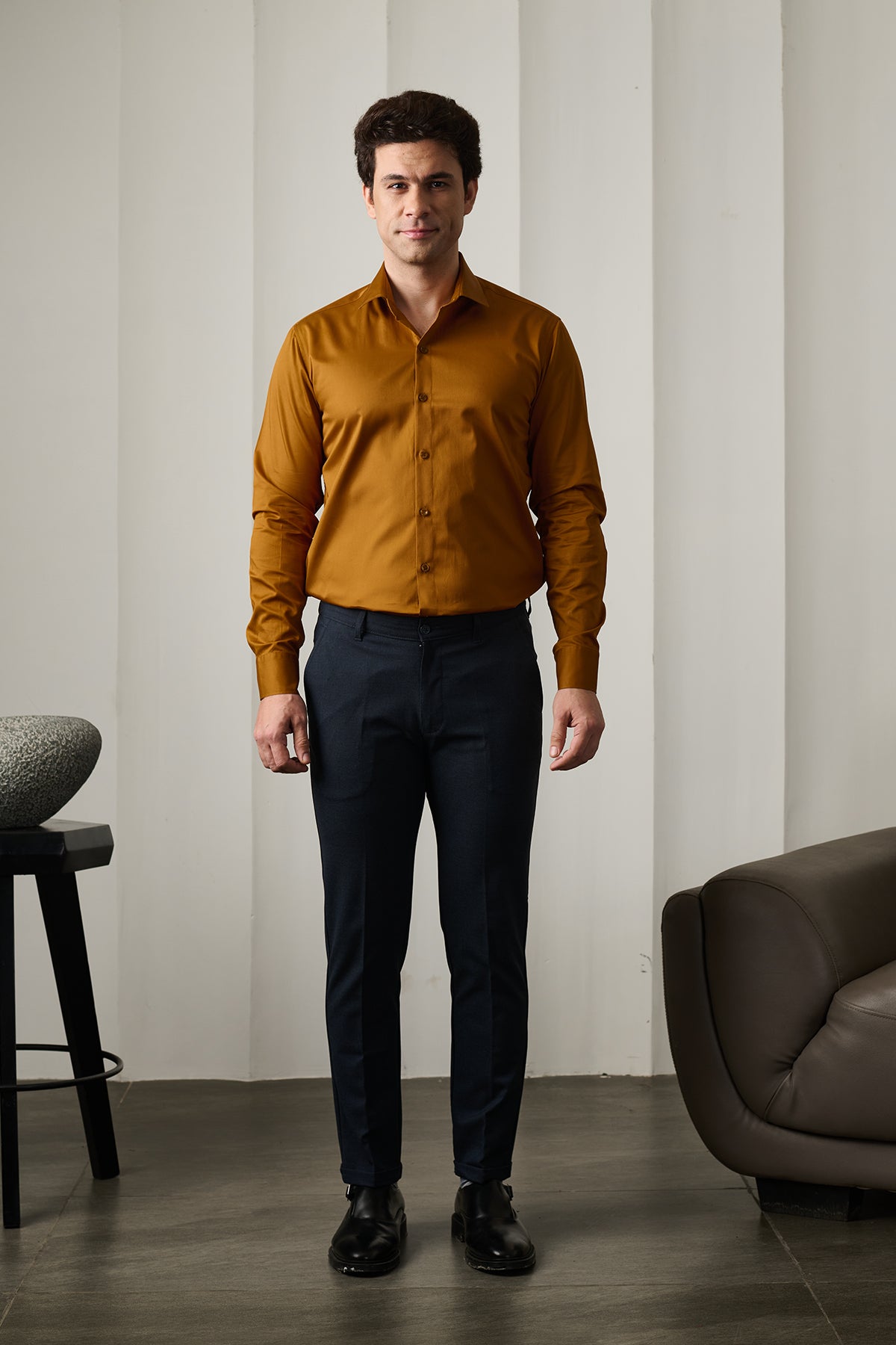 Burnt Orange Classic shirt - Regular fit