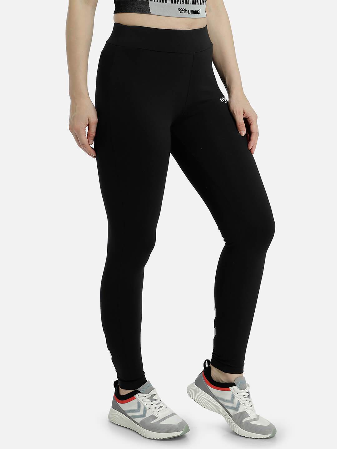 Daily Slim Fit Cotton Elastane Tights - Black