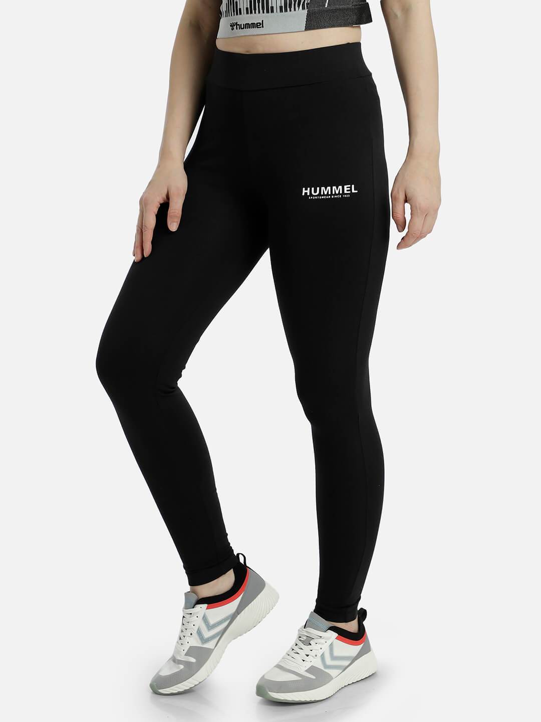 Daily Slim Fit Cotton Elastane Tights - Black