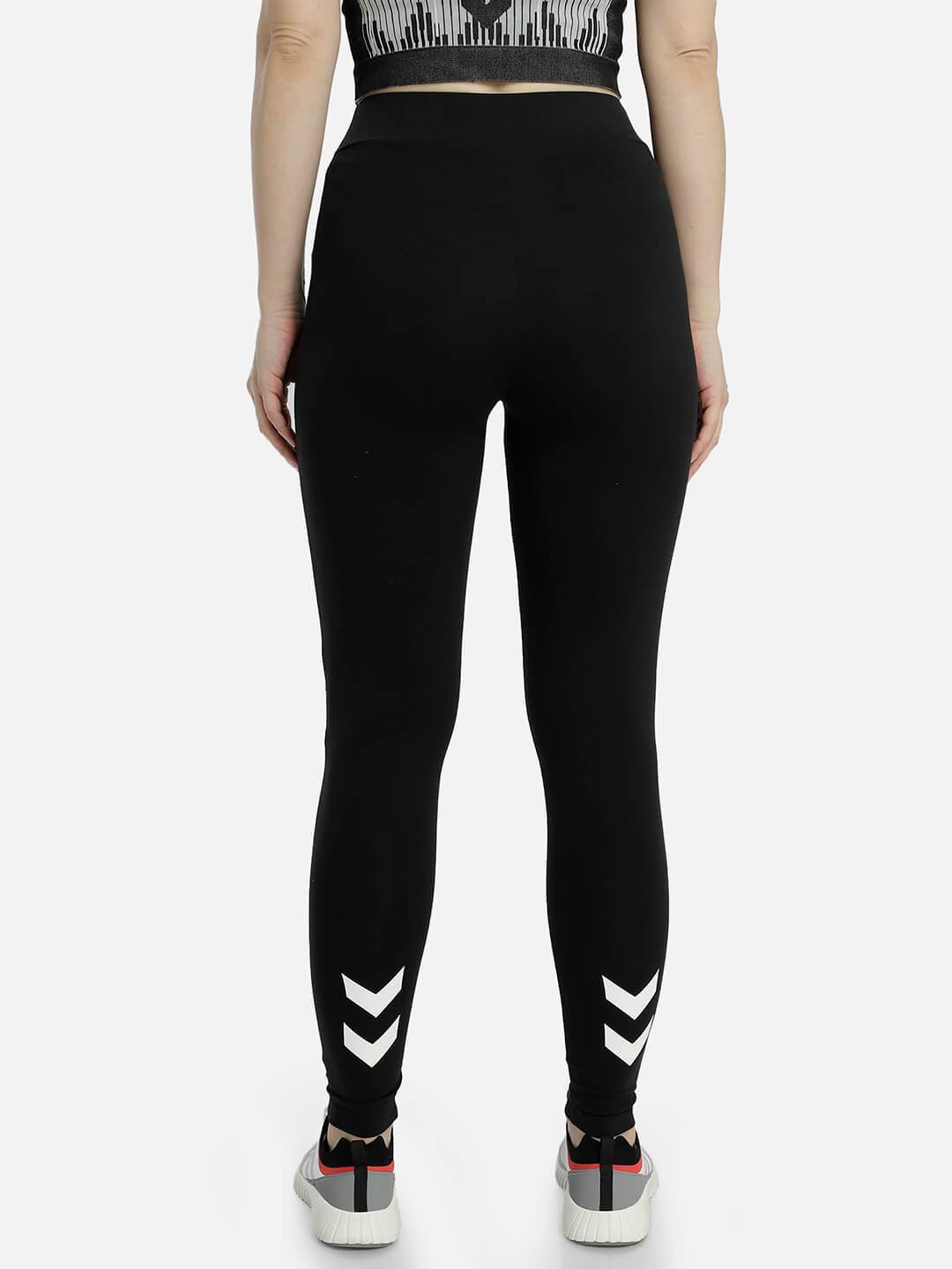 Daily Slim Fit Cotton Elastane Tights - Black