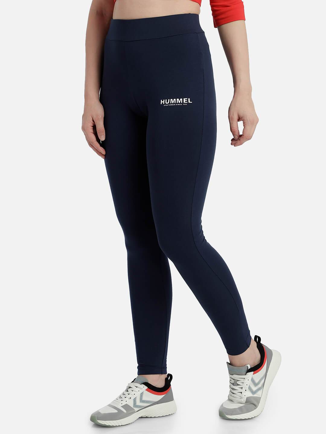 Daily Slim Fit Cotton Elastane Tights - Blue