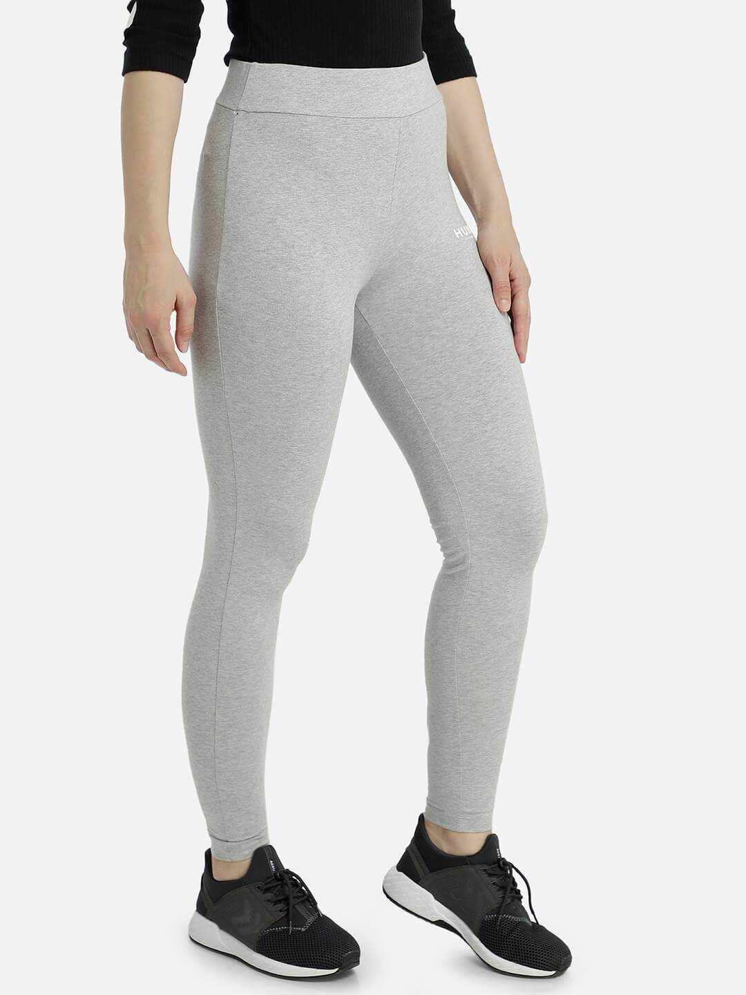 Daily Slim Fit Cotton Elastane Tights - Grey