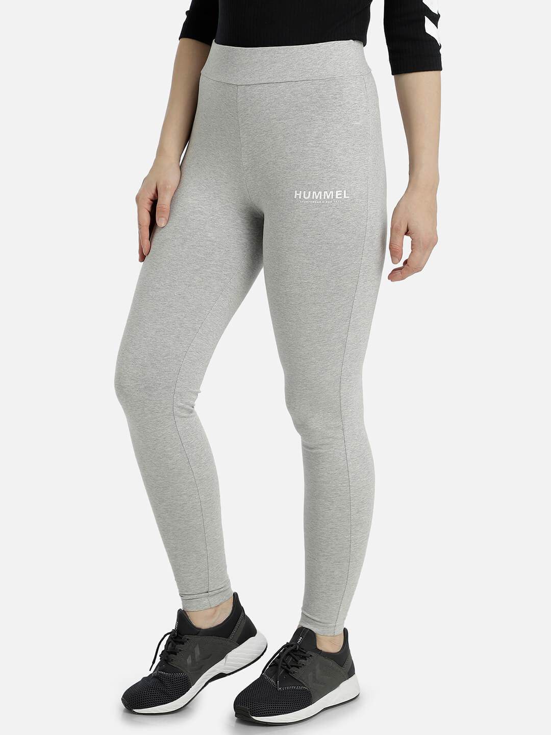 Daily Slim Fit Cotton Elastane Tights - Grey