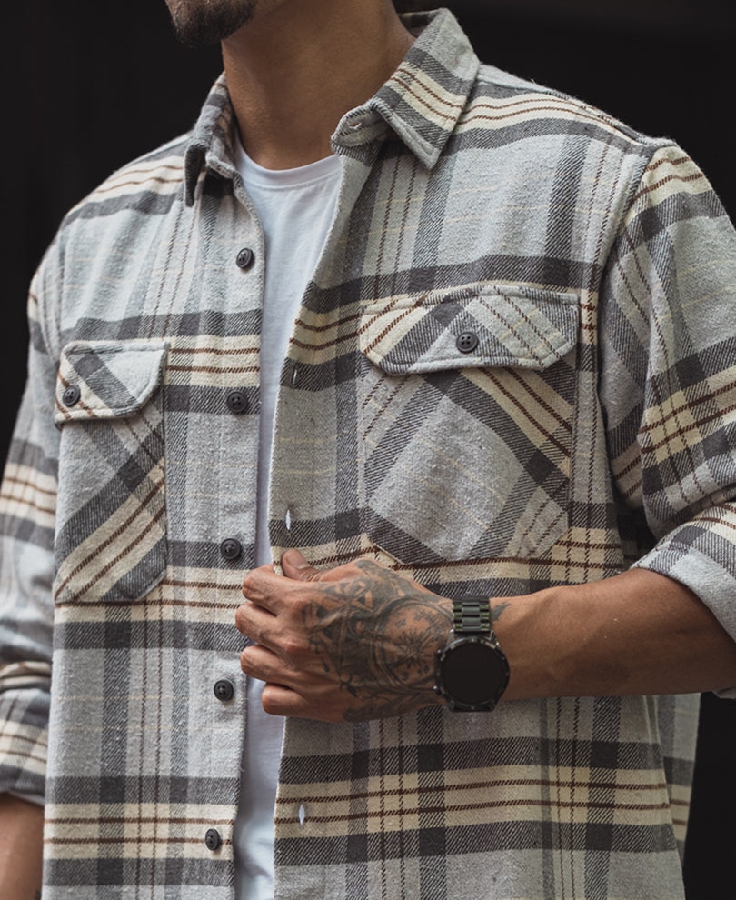 Multi Colour Checks Regular Fit Full Sleevesãƒæ’Ã¢Â‚¬Å¡Ãƒâ€Šã‚Â Overshirt