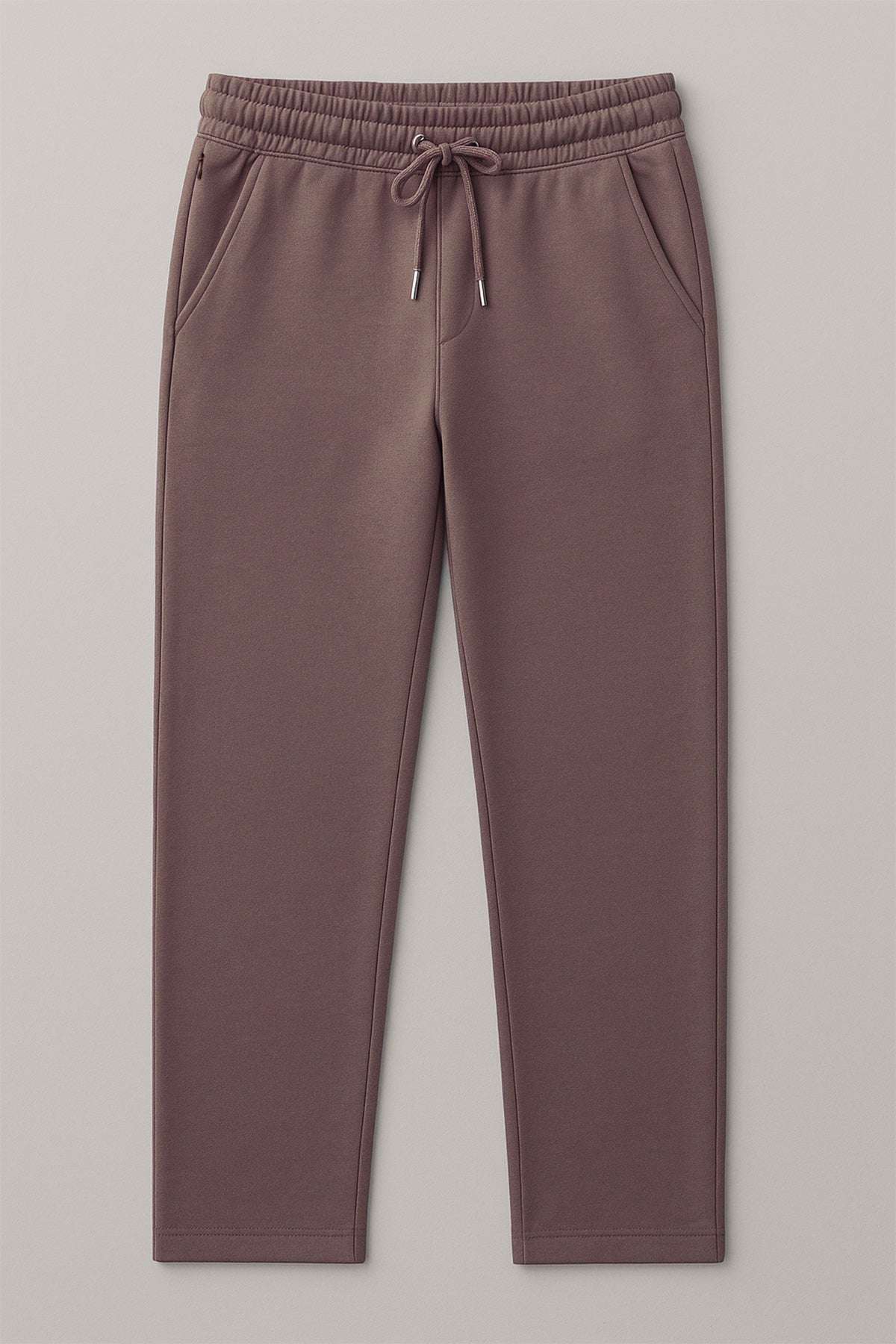 Dusty Brown 4 Way stretchable Lounge Pant - Regular fit