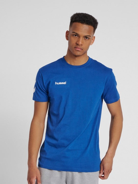 Go Cotton Poly T-Shirt - True Blue
