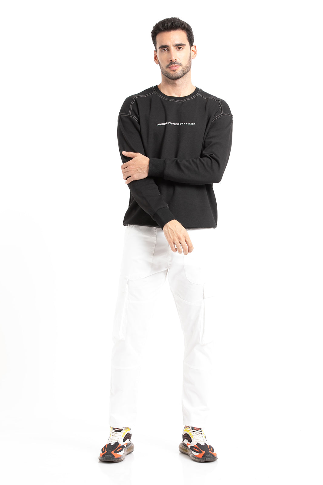 White Cargo Pant