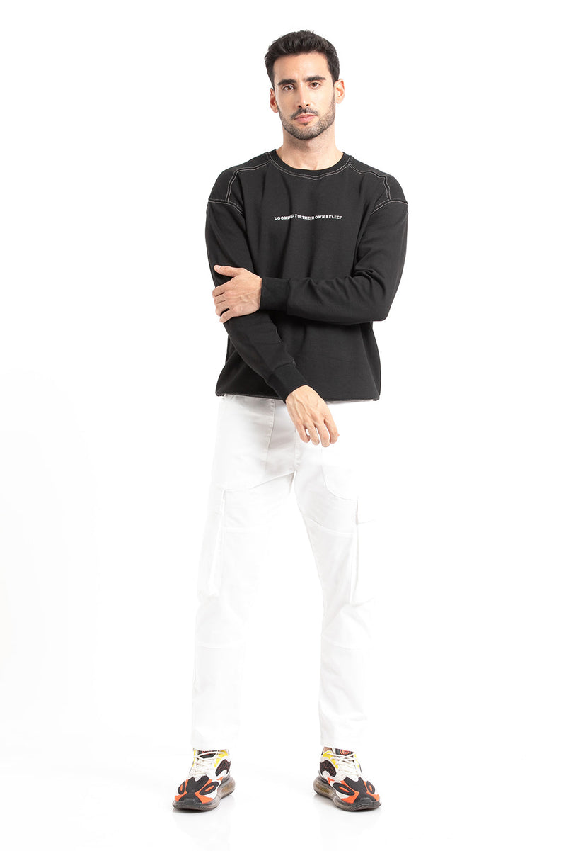 White Cargo Pant