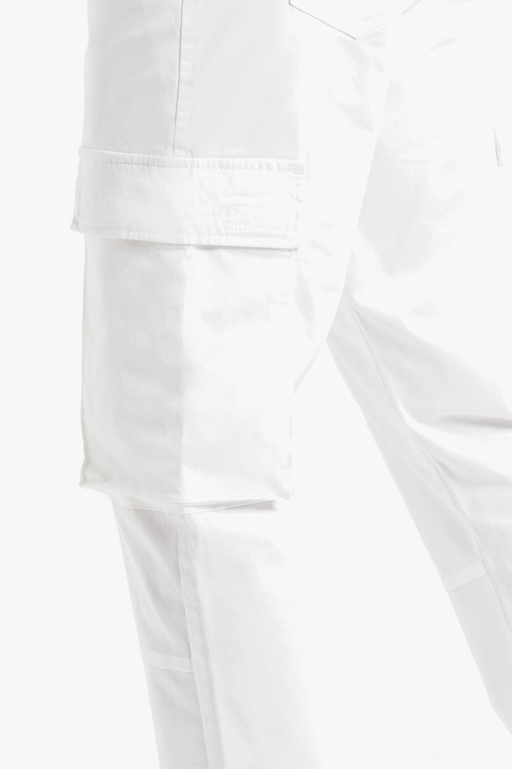 White Cargo Pant
