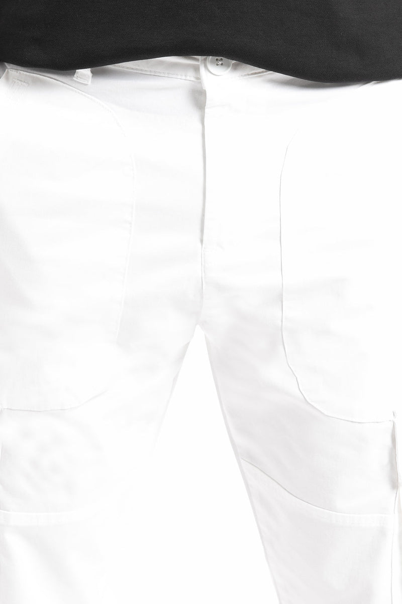 White Cargo Pant