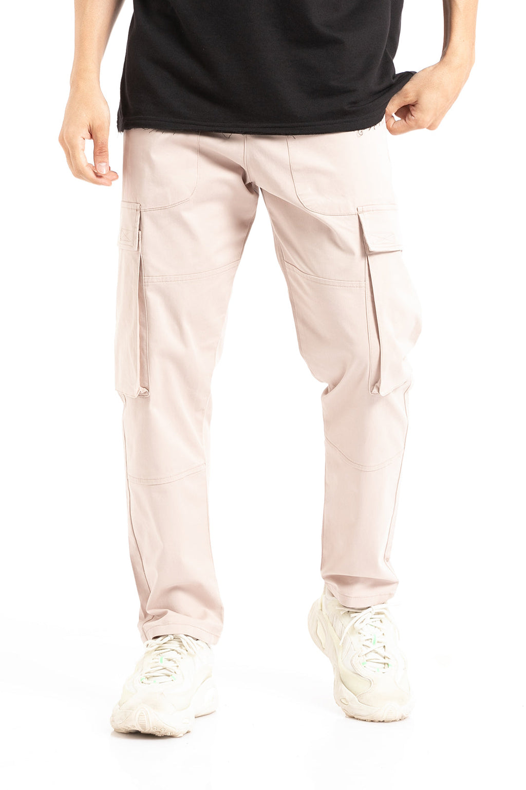 Nude Pink Cargo Pant