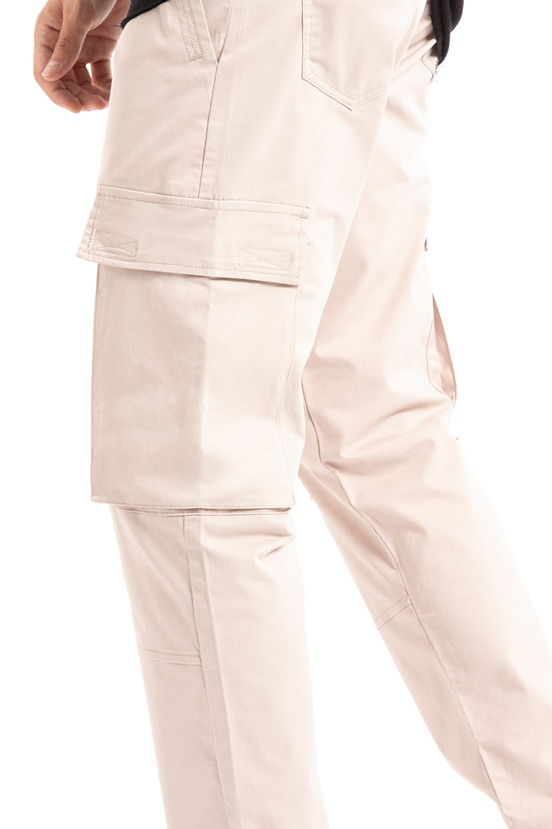 Nude Pink Cargo Pant