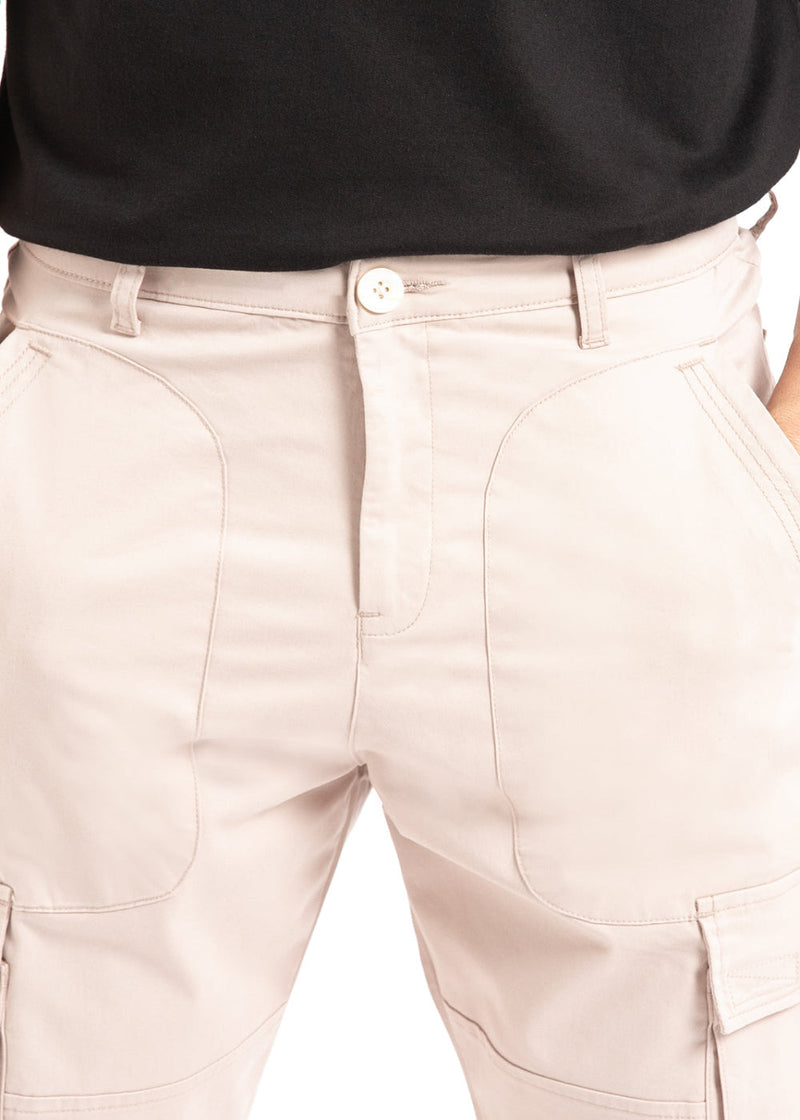 Nude Pink Cargo Pant