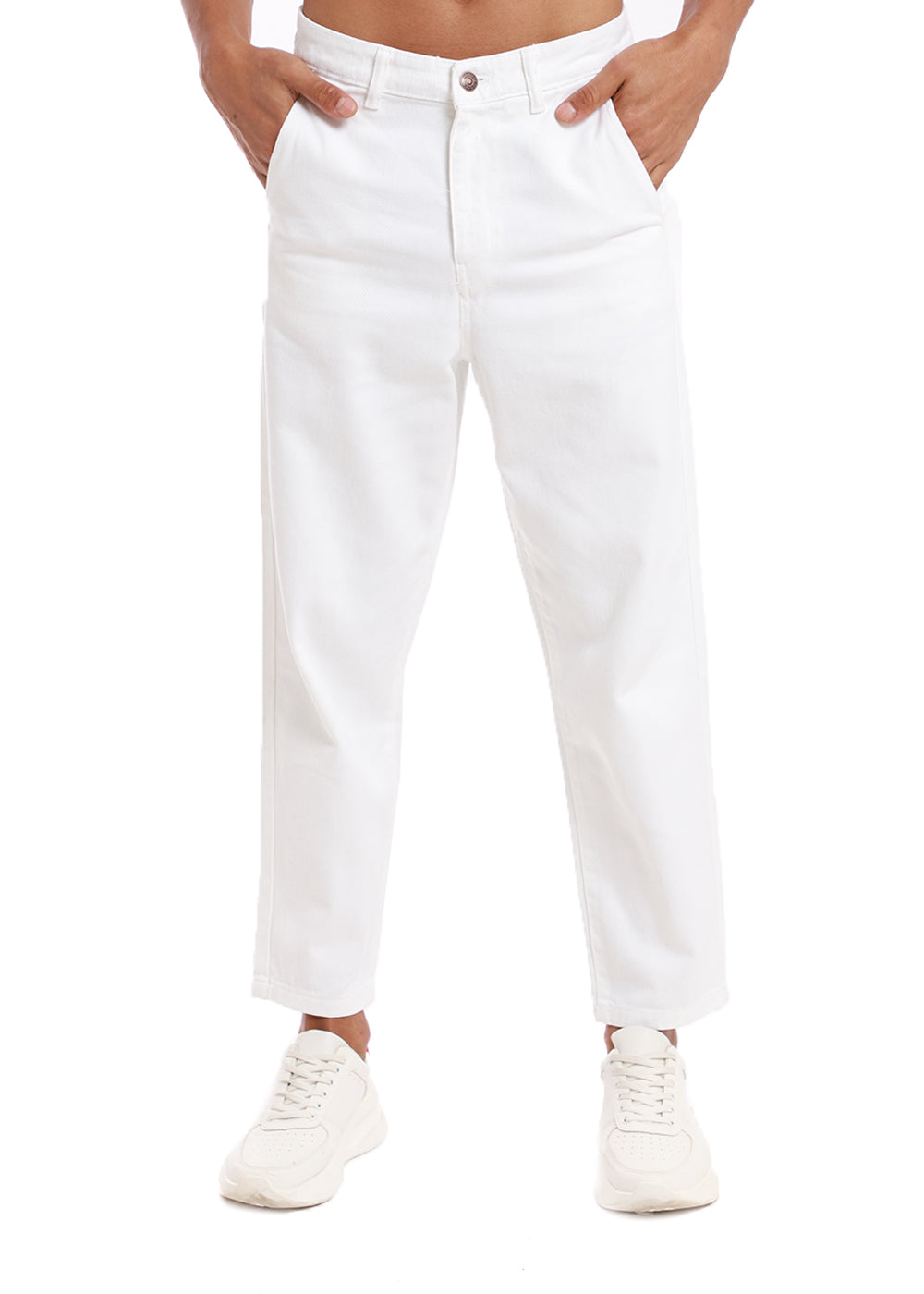 Smoke White Drill Denim