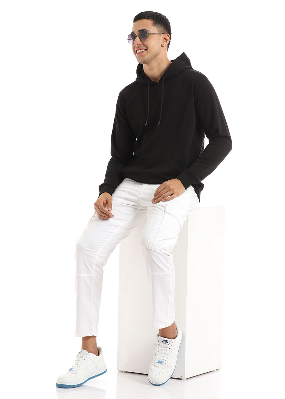 Plain Black Hoodie