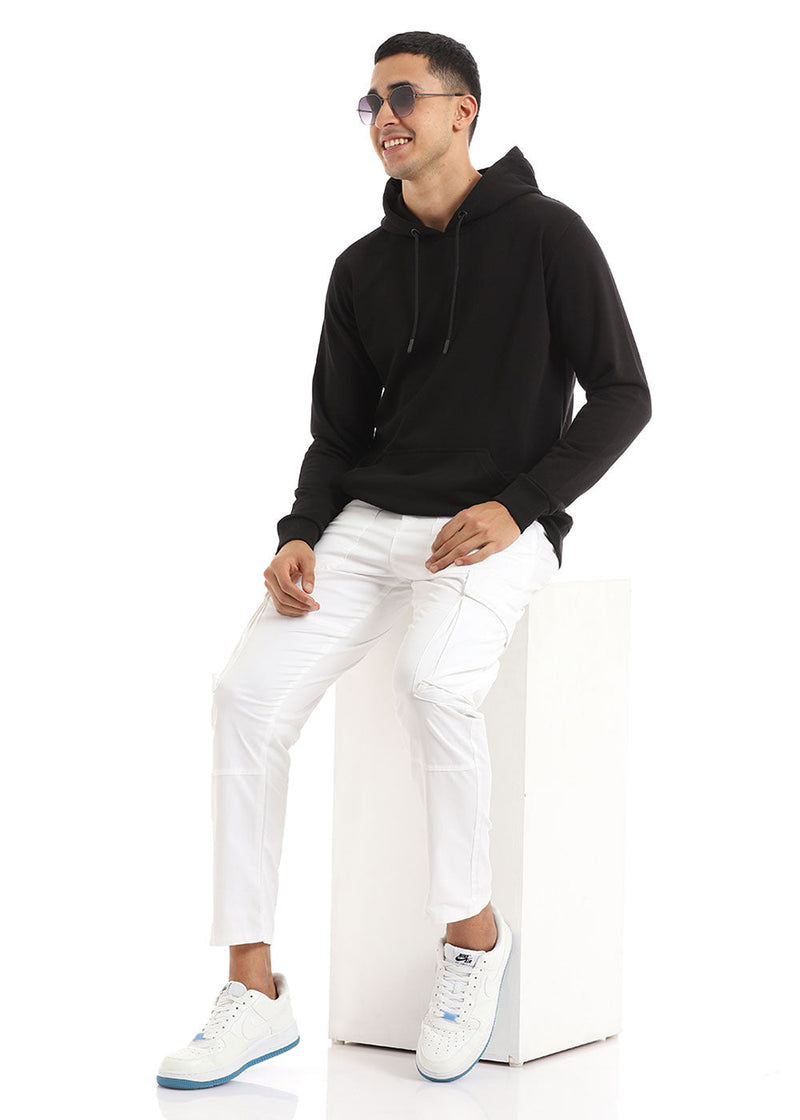 Plain Black Hoodie