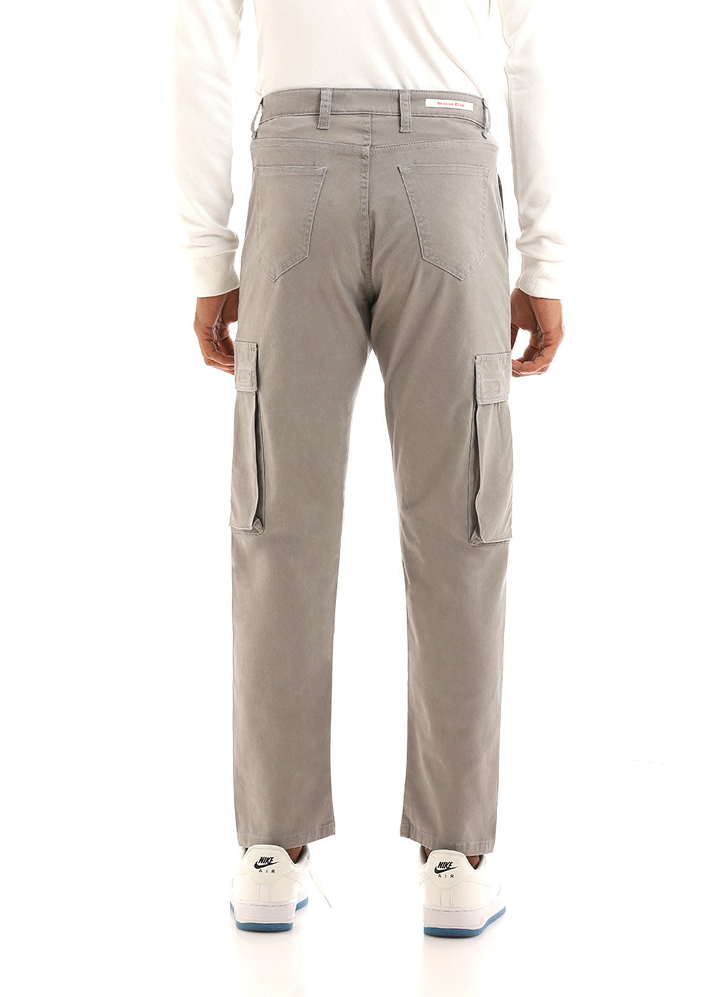 Oyster Grey Cargo Pant