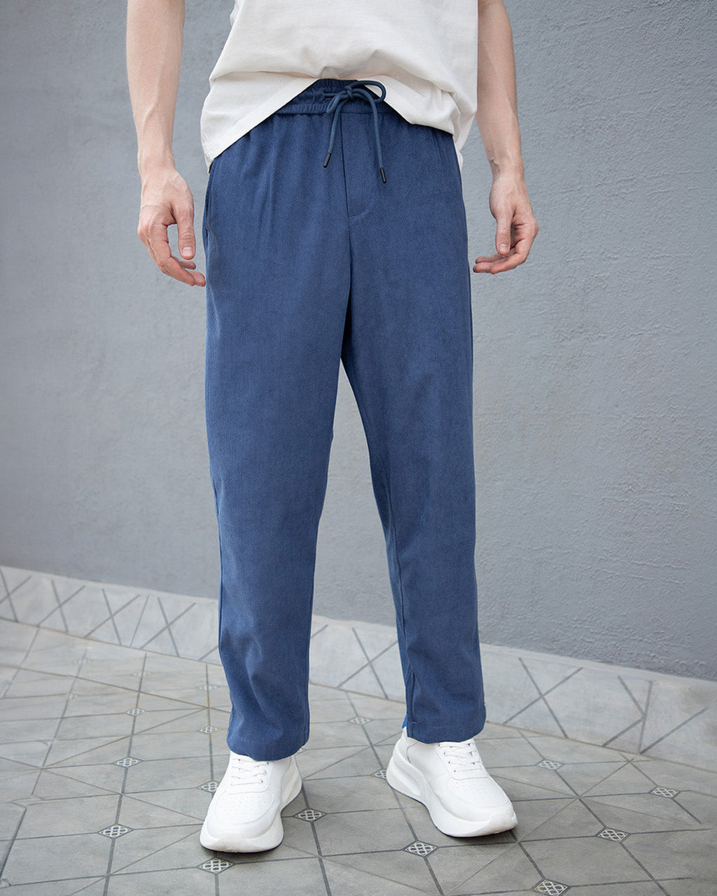 Cerulean Blue Corduroy Pant