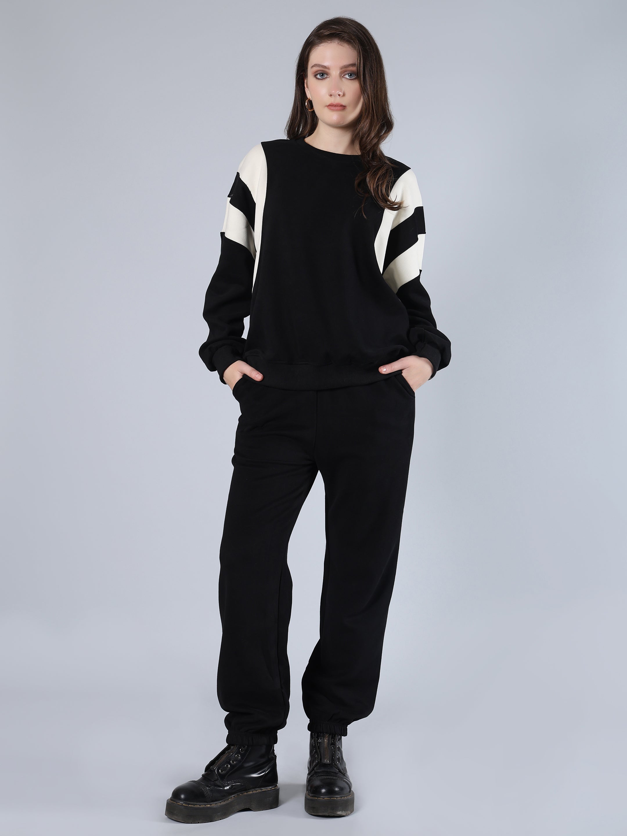 Athleisure Two Piece Set - Black