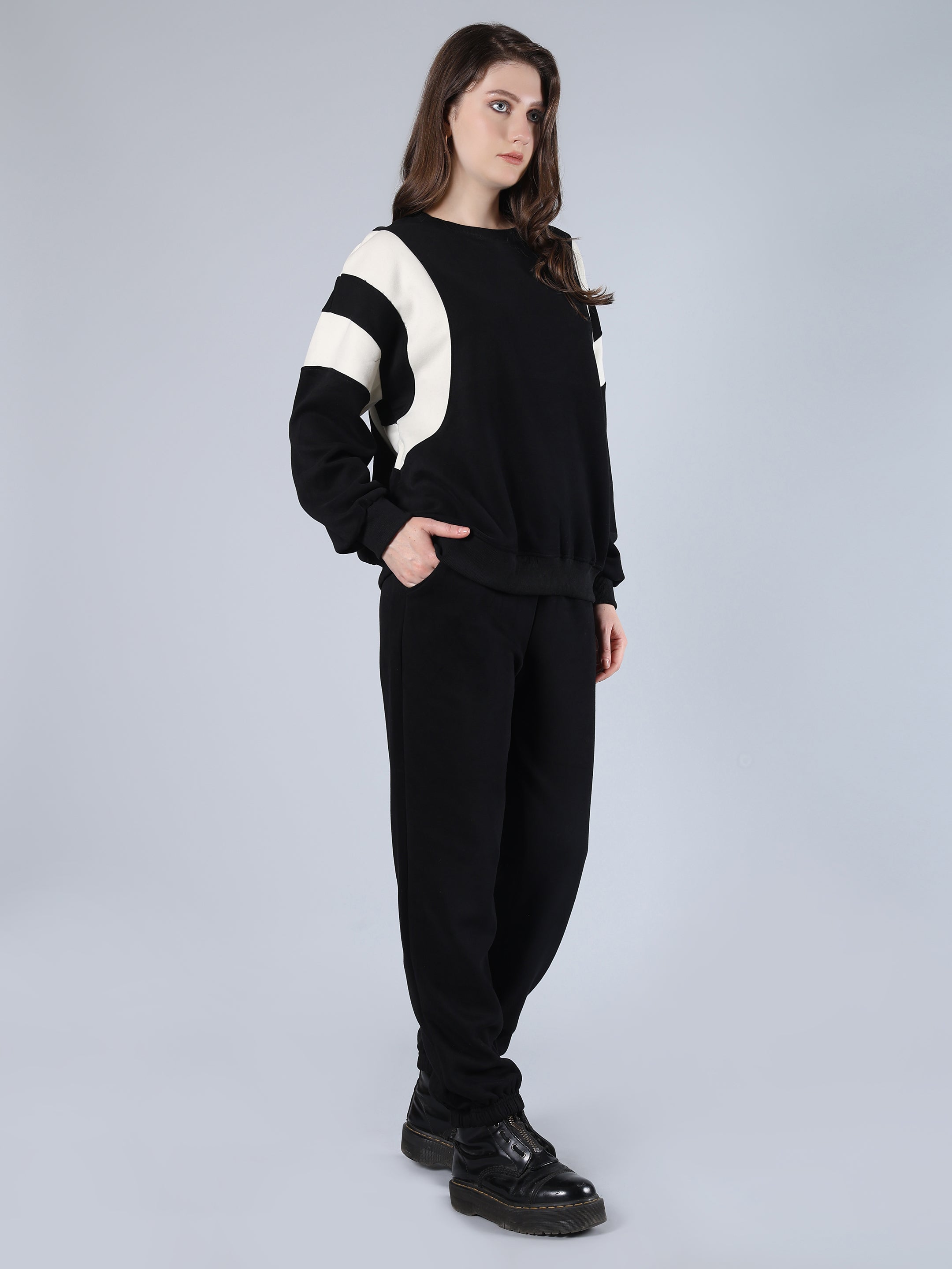 Athleisure Two Piece Set - Black