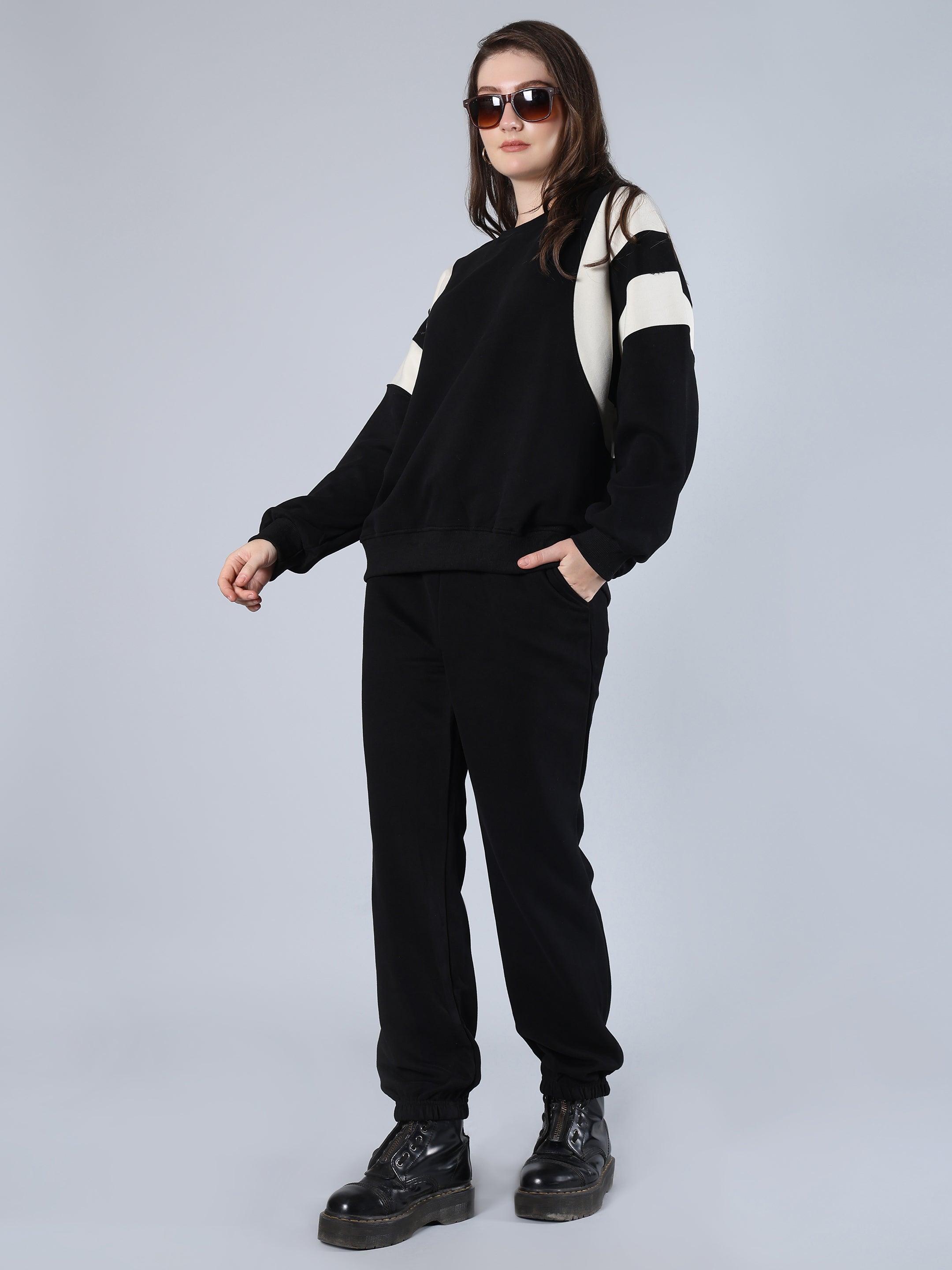 Athleisure Two Piece Set - Black