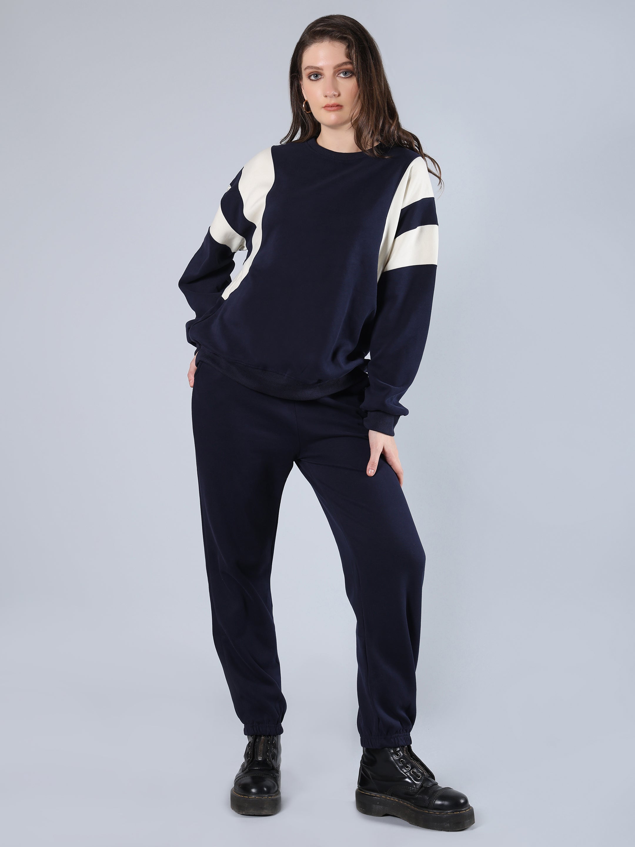 Athleisure Two Piece Set - Navy