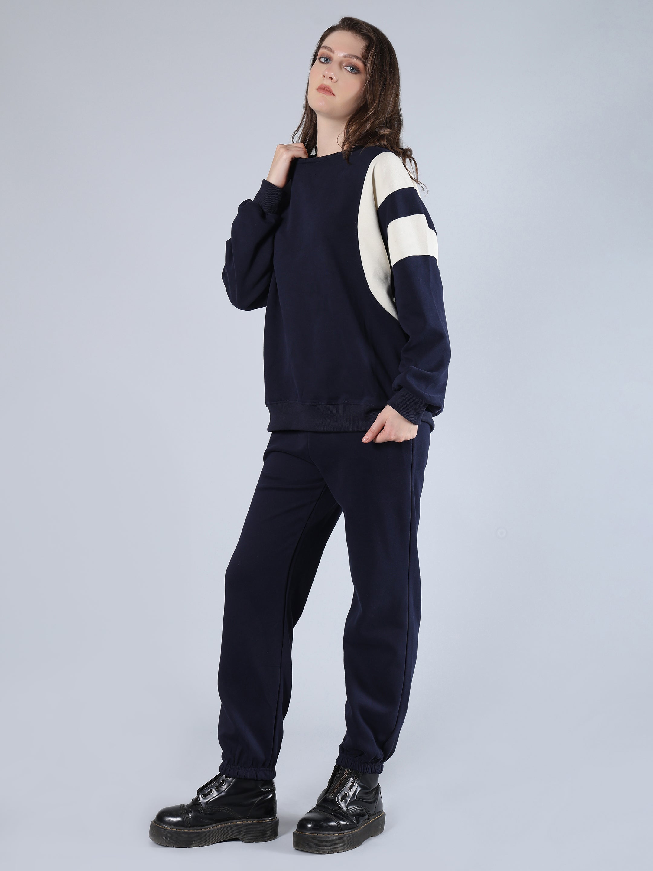 Athleisure Two Piece Set - Navy