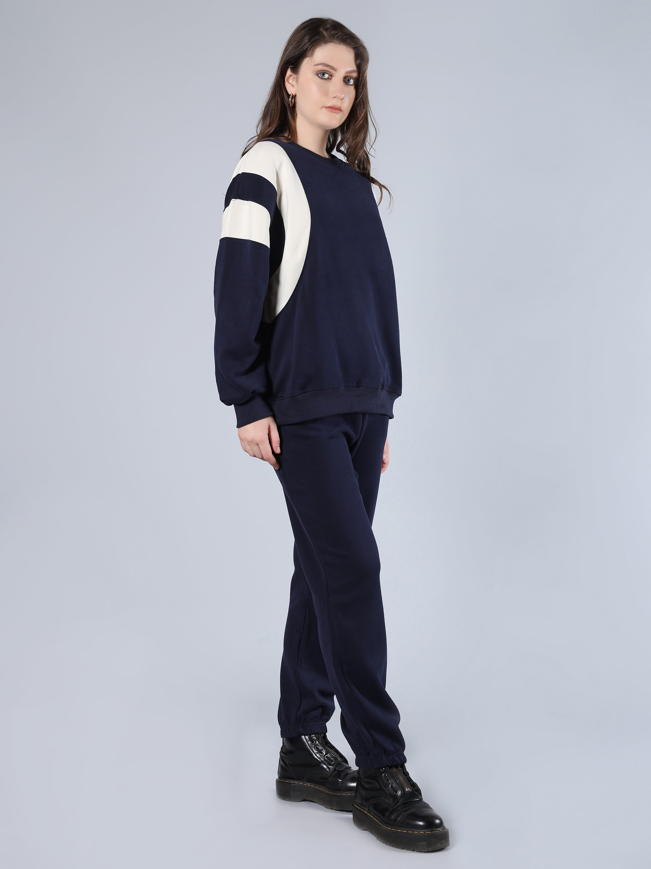 Athleisure Two Piece Set - Navy