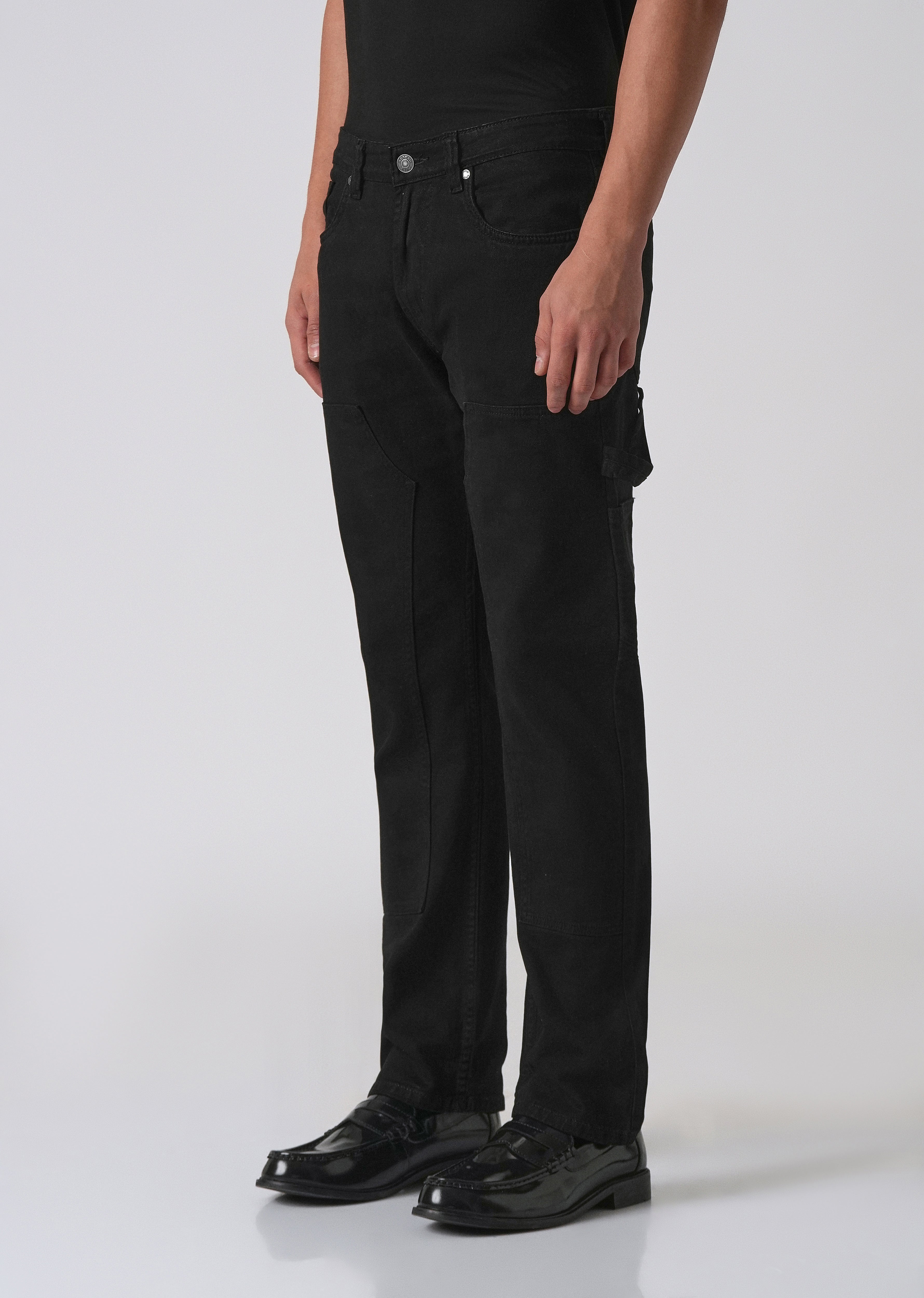 Black Cargo Denim