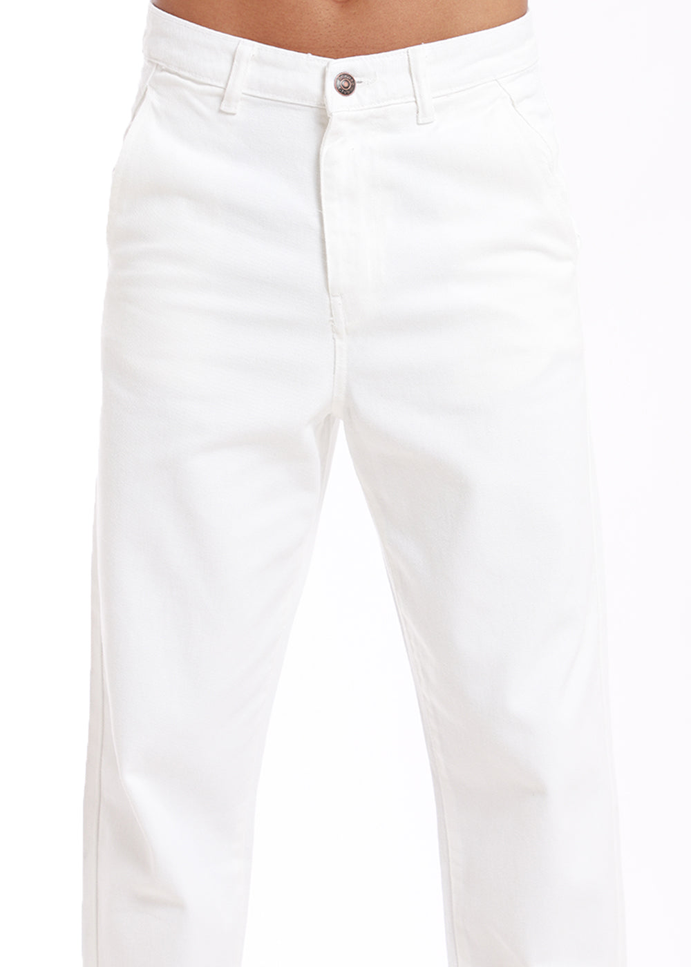 Smoke White Drill Denim