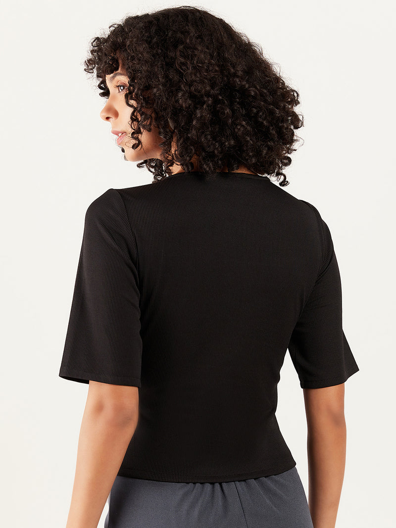 Athena Twisted Cut Outs Top