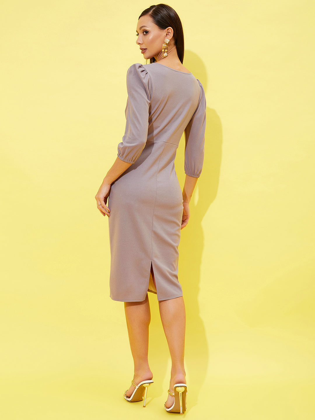 Athena V-Neck Sheath Dress