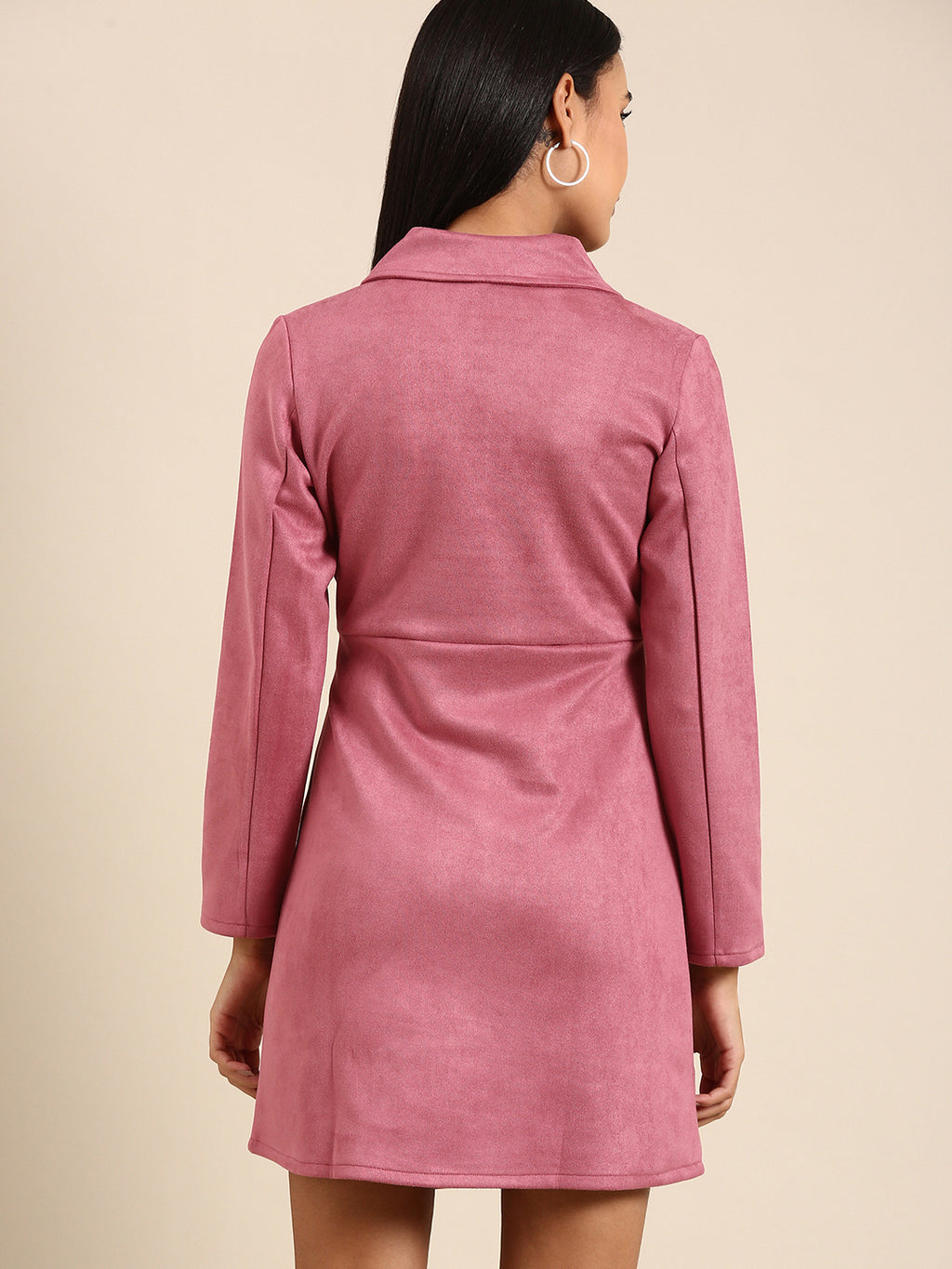Athena Pink Blazer Dress