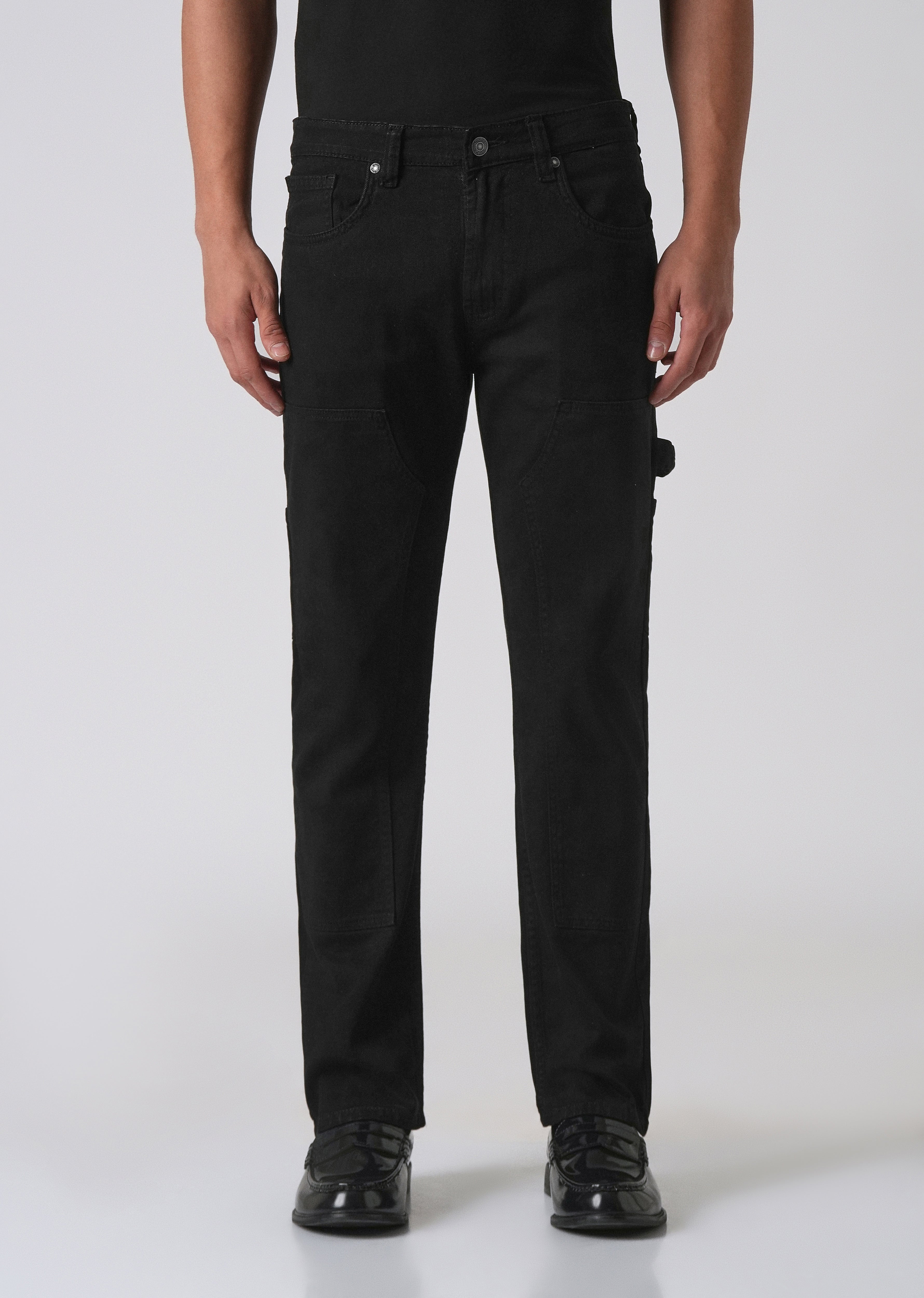 Black Cargo Denim