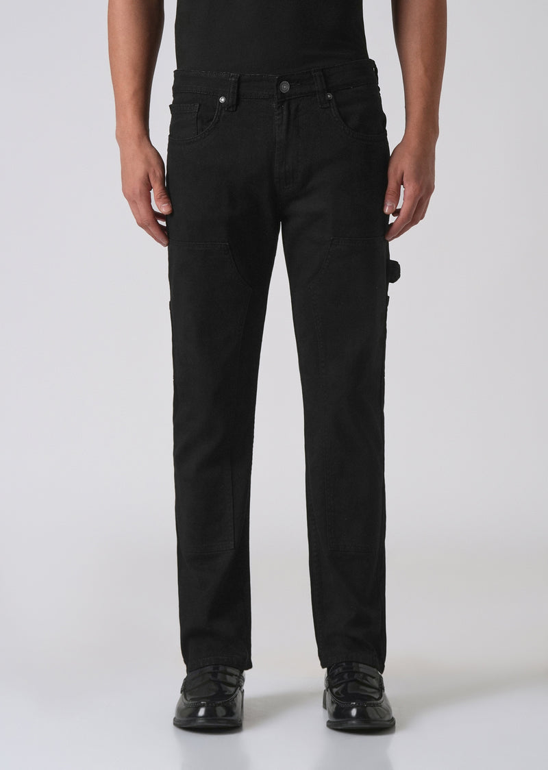 Black Cargo Denim