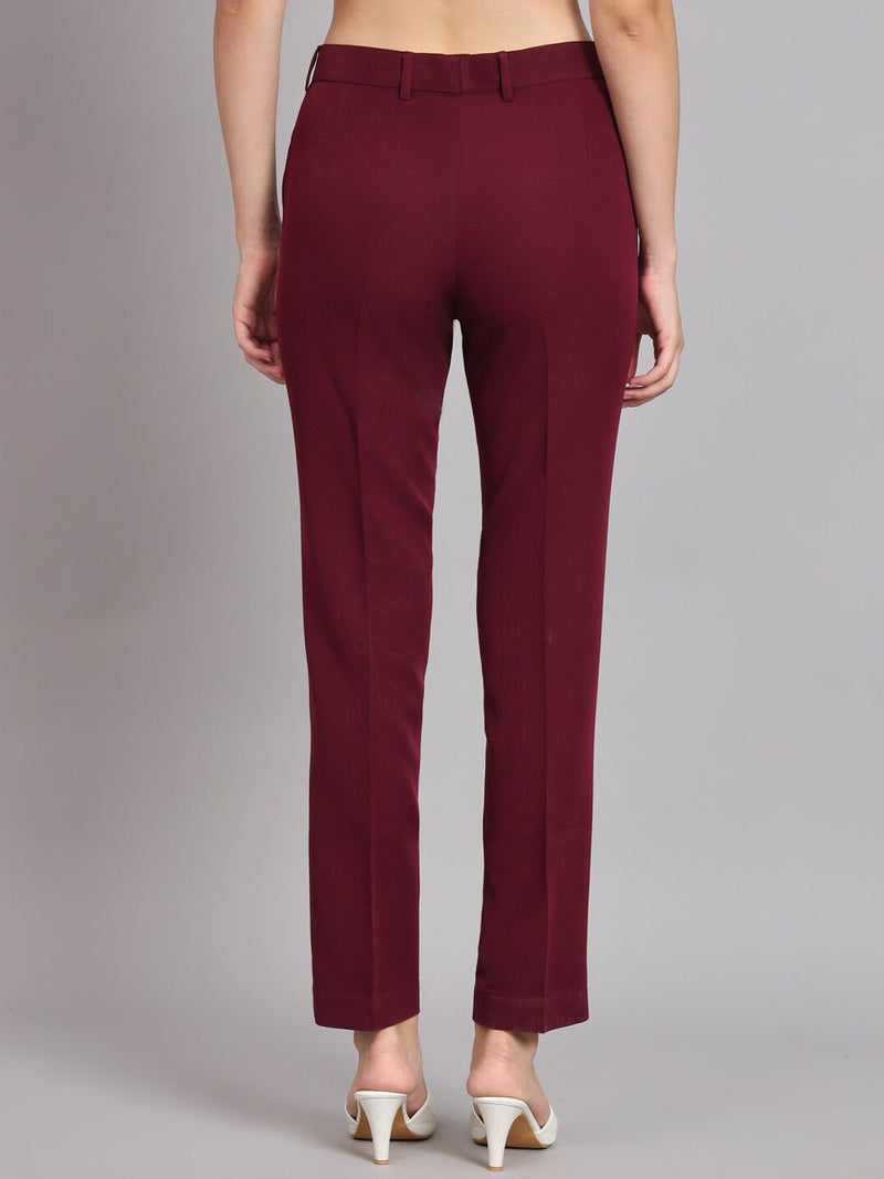 Women Mid-Rise Original Easy Wash Trousers