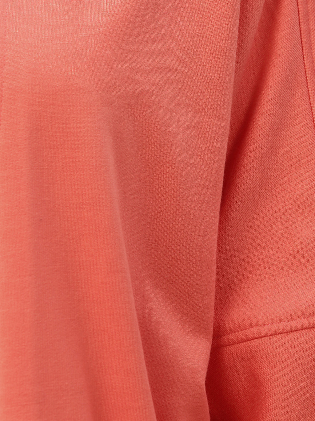 Athena Women Orange Solid Open-Front Shrug