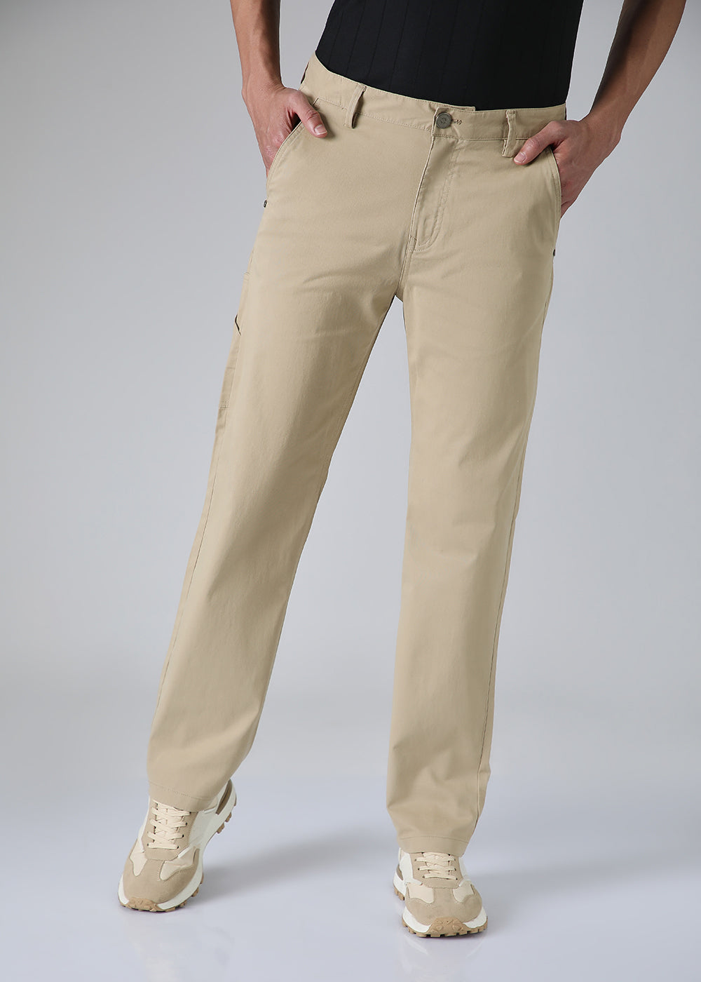 Birch Beige Carpenter Pants