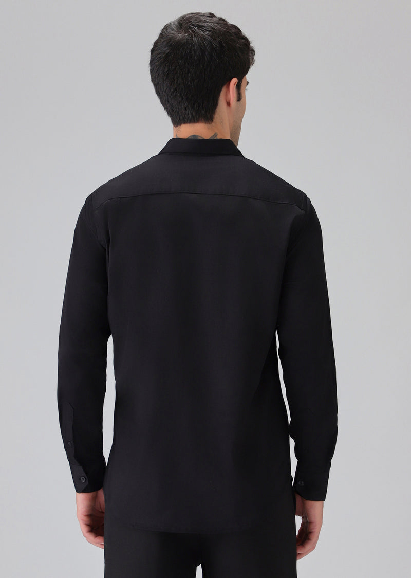 Black Glimmer Designer Shirt