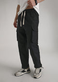 Black Relaxed Fit Cargo Pant
