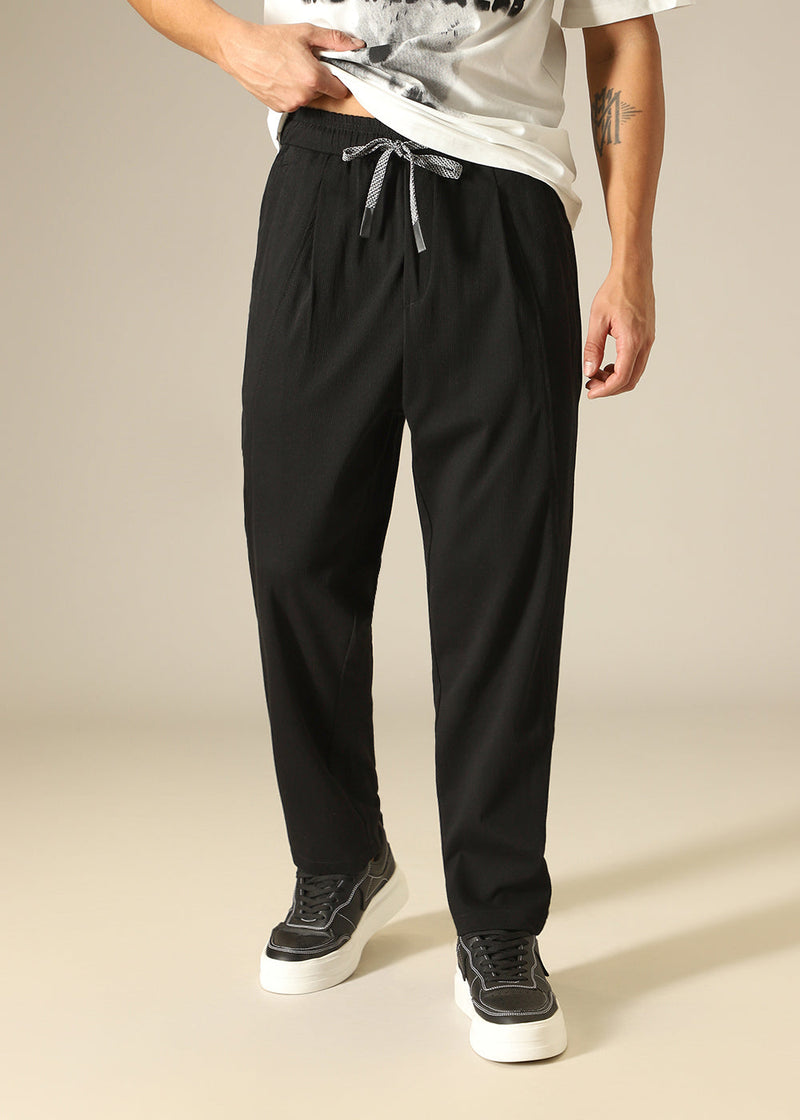 Black Relaxed Fit Trouser
