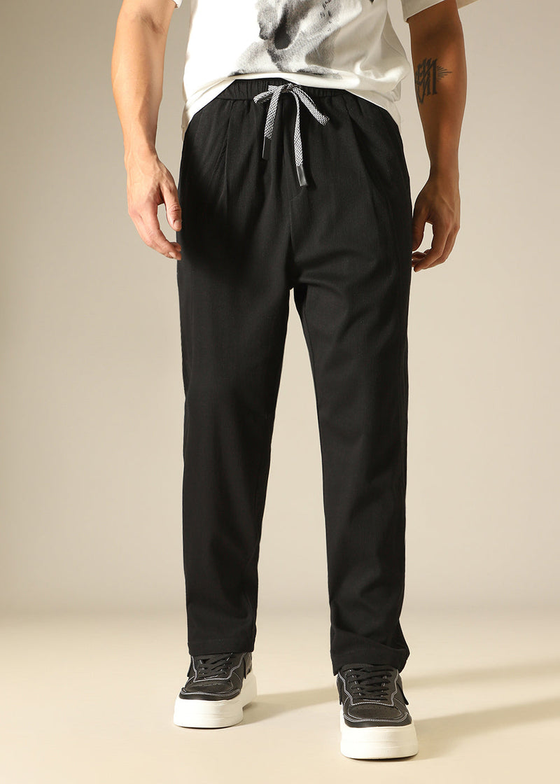 Black Relaxed Fit Trouser